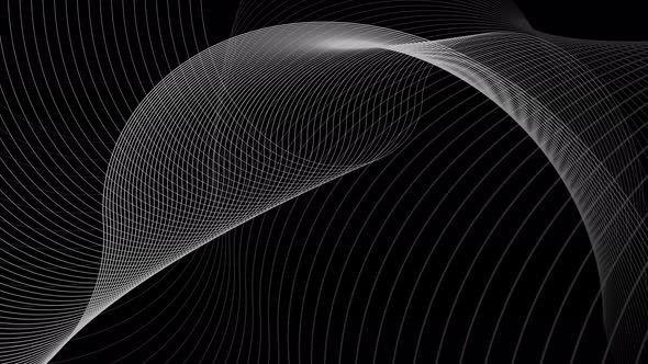 Abstract Digital Wave Technology Animation Title For Background