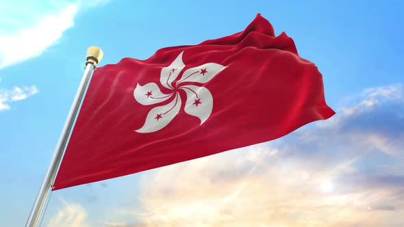 Flag of Hong Kong china