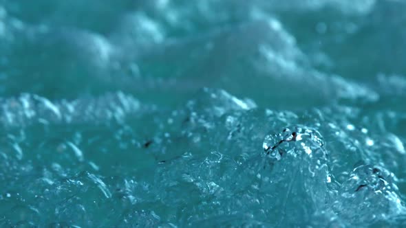 Bubbles in blue hot tub alt