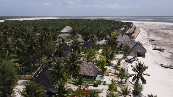 Houses on Zanzibar Island Tanzania Africa alt
