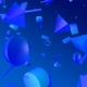 Rotation of blue shapes - VideoHive Item for Sale