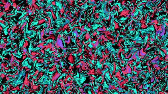 Psychedelic Colorful Liquid Texture