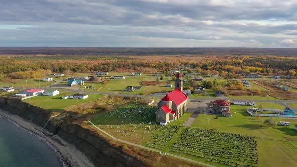 Aerial of St Simon and St Jude Church