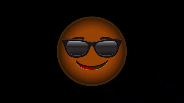 Emoji Diversity Animation Smiling Sunglasses 04
