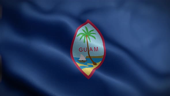 Guam Flag Front