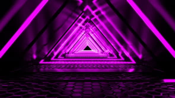 Triangle Pink Tunnel