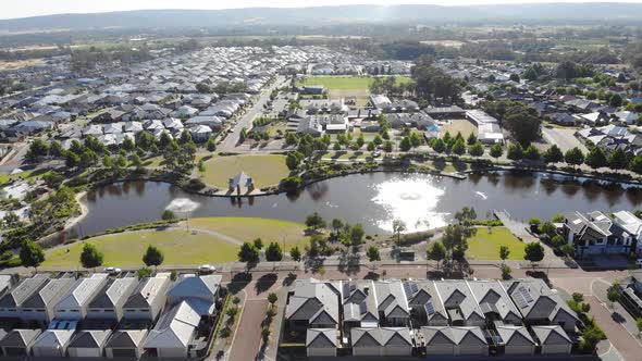 Aerial View of a Suburb