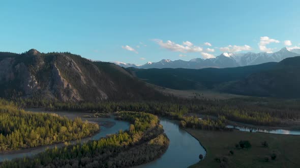 Kurai Steppe and Chuya River