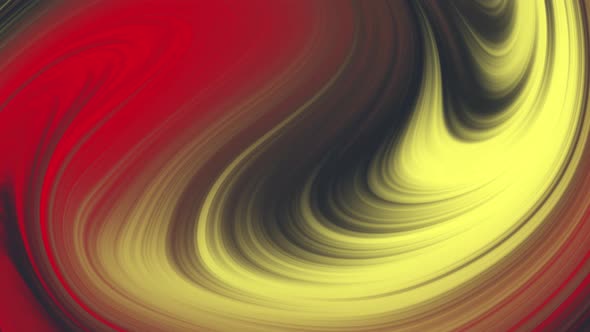 Fluid vibrant gradient footage. Moving 4k animation of red yellow black brown colors with smooth alt