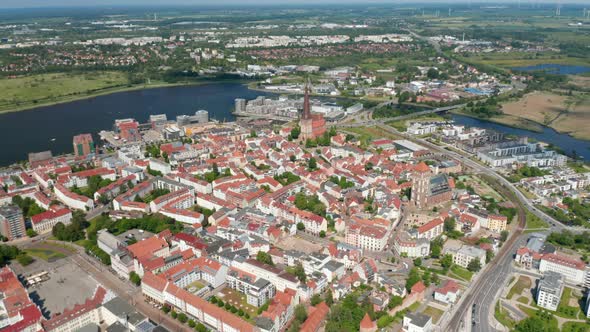 Aerial Panoramic View of Old Town alt