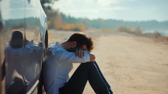 Unhappy Annoyed Businessman After  Dismissal. Unemployment Financial Problem In Family.Depressed Man alt