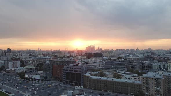 Moscow sunset