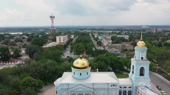 Izmayil City Center near the Church Ukraine