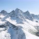 Aerial view of snowy mountains - VideoHive Item for Sale