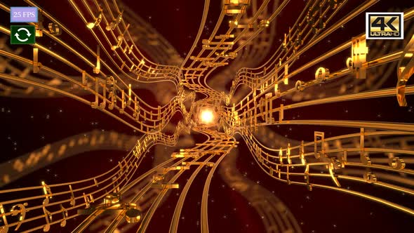 Music Notes A2 4K