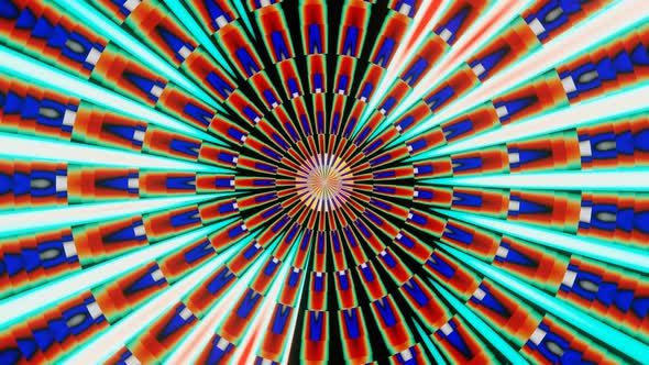 Bright Disco Background of Divergent Multicolored Rays alt