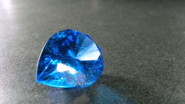 Pure Blue Colored Sapphire Gem Stone