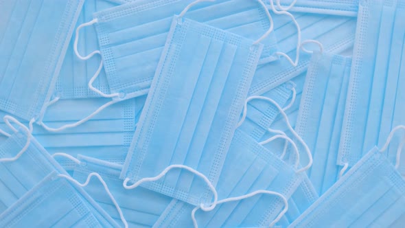Medical Face Masks Rotation Background alt