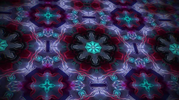 Glass Wavy Pattern Like Kaleidoscope with Waves Multicolor Gradient alt