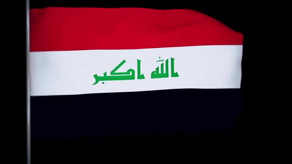 Iraq Flag Animation 4k alt