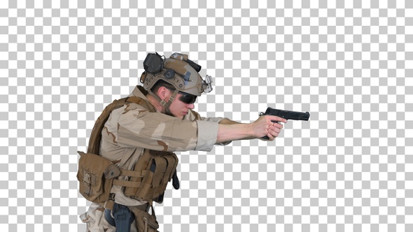 Modern soldier counter terrorist squad, Alpha Channel alt