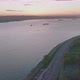 View of Sunset Over the Hudson River - VideoHive Item for Sale