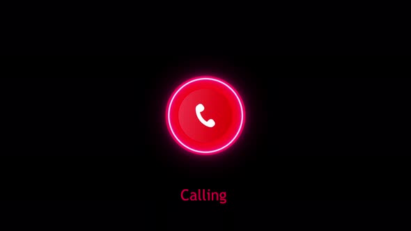 Technology phone calling animation. Incoming call, phone calling. Vd 1839