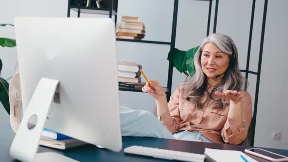 Friendly Zoom Meeting at the Office alt