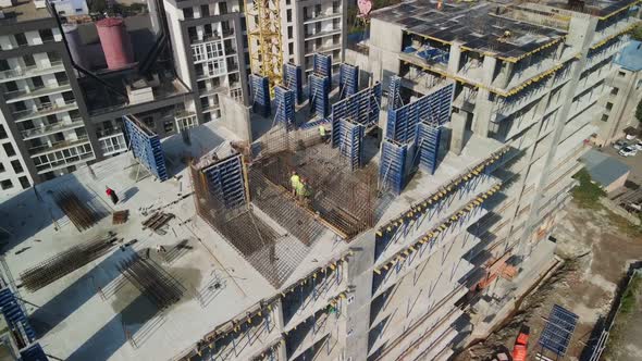 City Development Apartment Construction Site