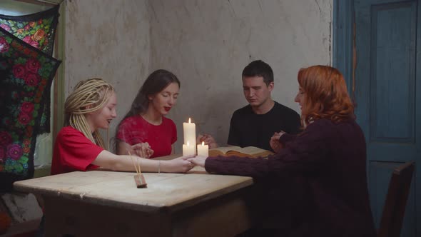 Mystic People Invoking Wandering Spirit Indoors alt