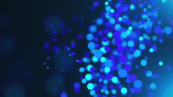 Swirl of Round Blurry Particles alt