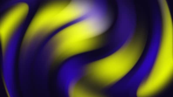 Purple, yellow and black color blurred footage. Moving animation twisted background with smooth move alt