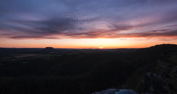 Sächsische Schweiz-Sunset alt