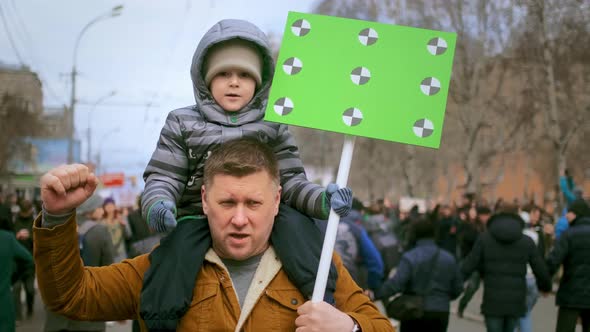 Protesting Political Family for Capitalism Unemployment Concern Social Justice alt