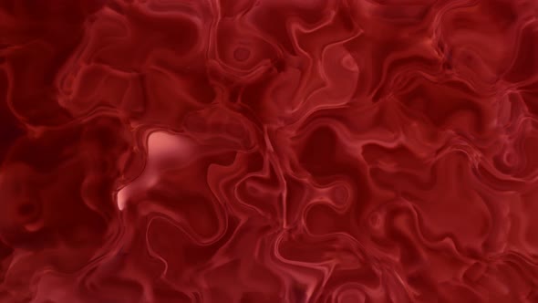 Ink Abstract Red Color Holographic Liquid Animated alt