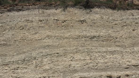 Vertical Section Structure of Soil Layers Diagram alt