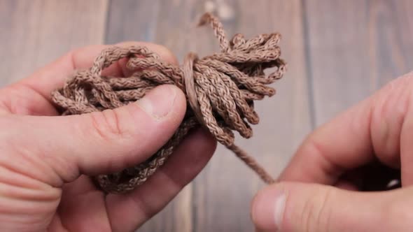 Coil of Rope Closeup