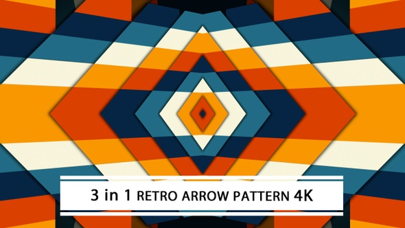Retro Arrow Pattern 4K