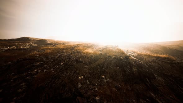 Nepal Mountains in Fog at Summer alt