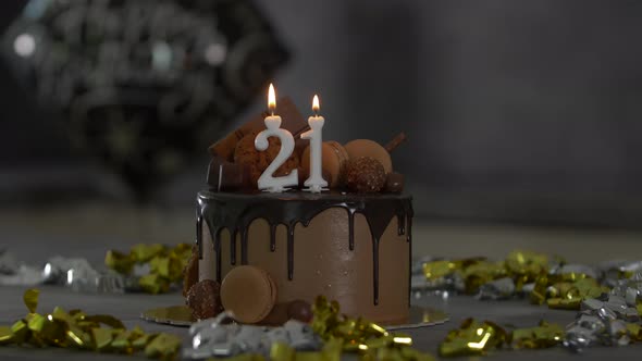 21th Birthday Cake alt