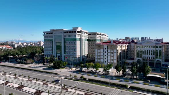 Traffic Aerial View Turkey Antalya 4 K alt
