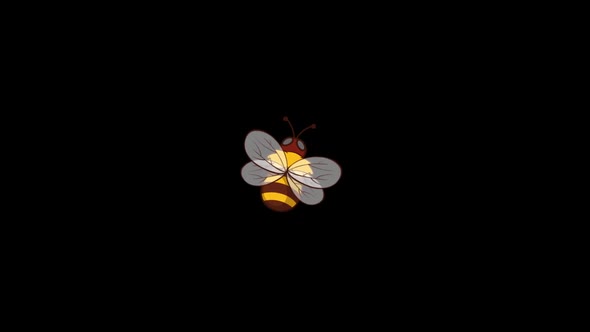 Honey bee animation 4K