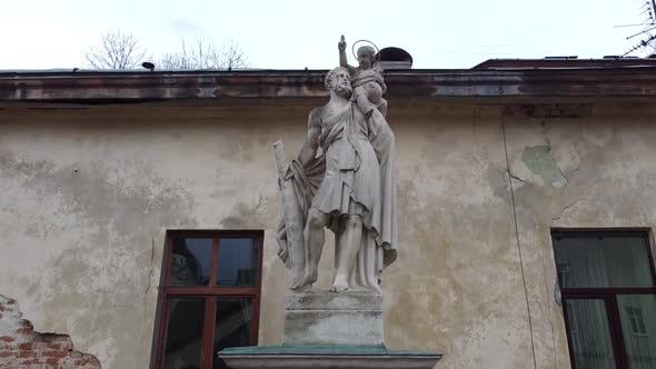 Column of St. Christopher early XVIII century alt