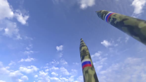 preparation of missile launchers against the sky alt