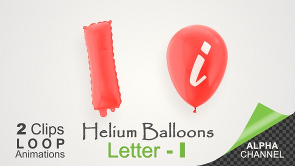 Balloons With Letter – I