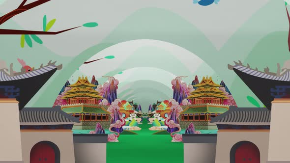 Chinese Spring Festival Cartoon Motion Graphic