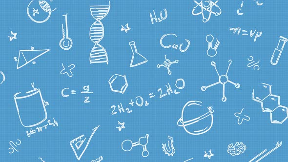 Chemistry equations Background, Motion Graphics | VideoHive