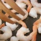 Shrimps Being Cooked In Frying Pan - VideoHive Item for Sale