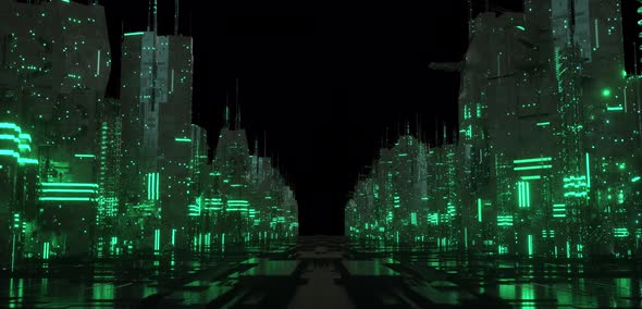 Scifi City 2 3d alpha 2500px