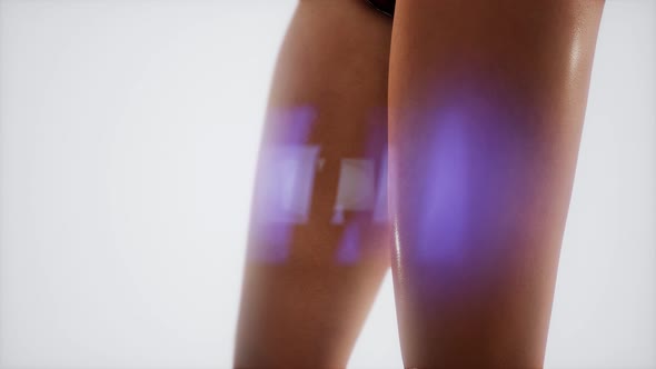 Futuristic Cyborg Woman. Humanoid Robot Concept alt